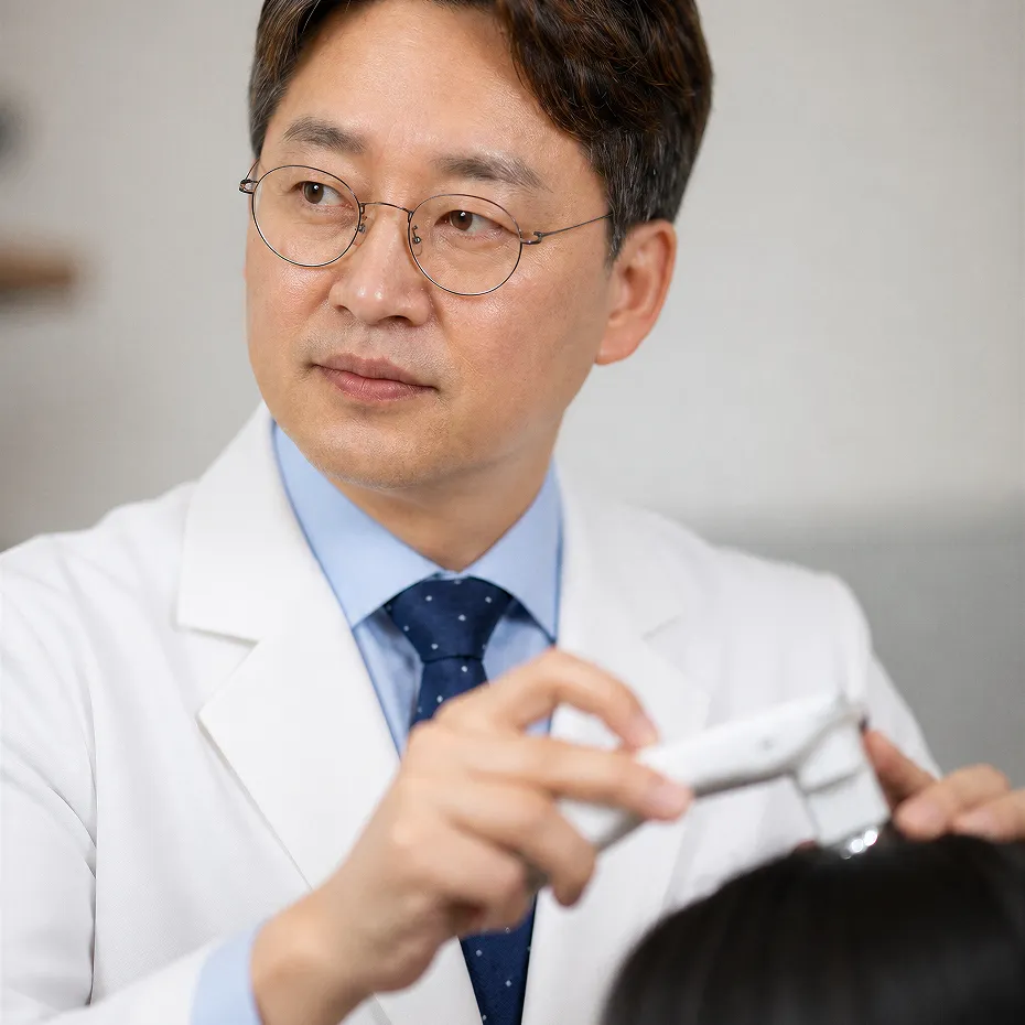 맥스웰 의료진의 두피 진단